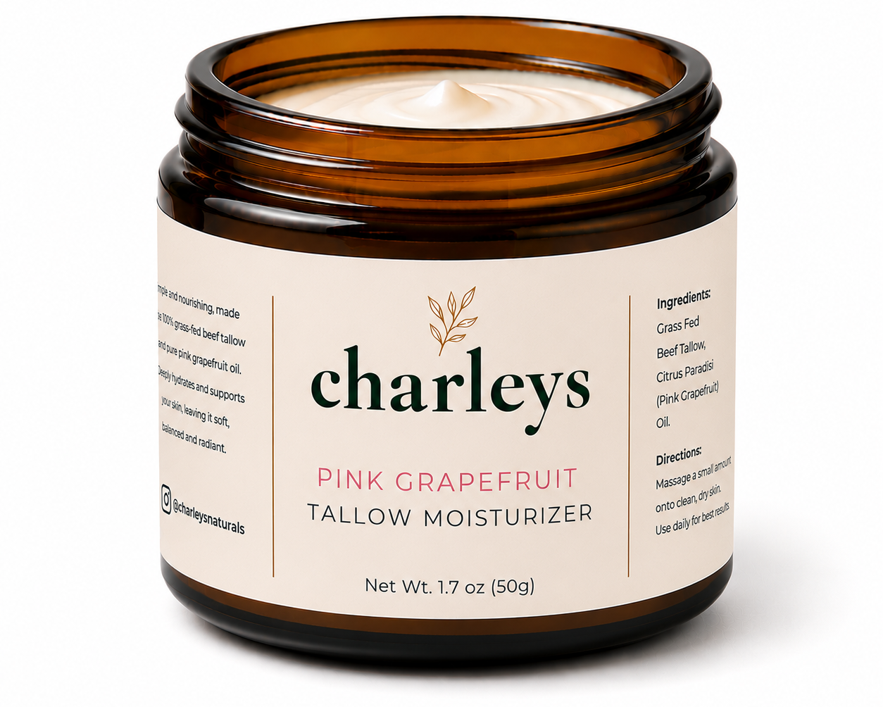 Pink Grapefruit Tallow Skin Moisturizer